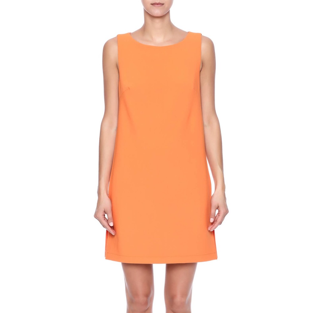 TRINA TURK Brynne Orange A-Line Sleeveless Shift Mini Dress Sz 4